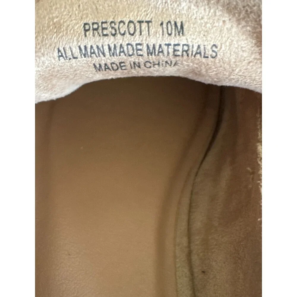 Cynthia Rowley Prescott Tan Mule Loafers Womens 10 M Slip On Preppy Shoes